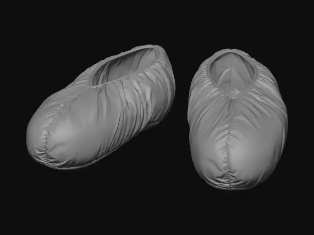 3D model for Blue disposable shoe covers