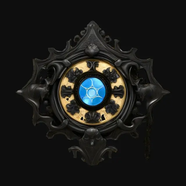 3D model for Generate me a majestic device with dark fantasy tone