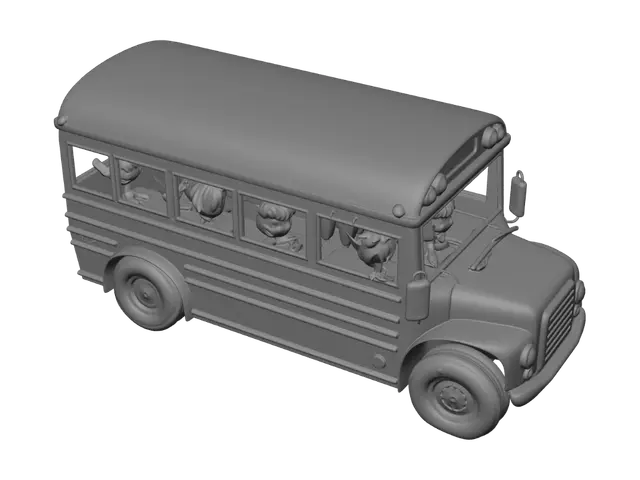 3D model for Sunny School Bus Adventure