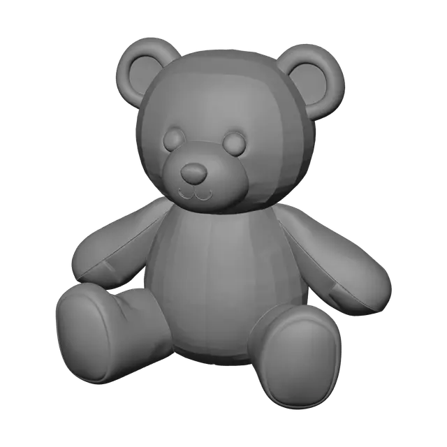 3D model for Realistic Teddy Bear