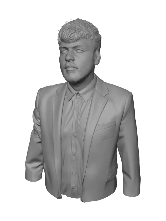 3D model for Gentleman in Black