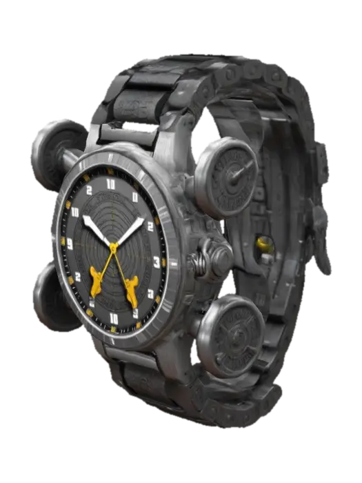 Create a highly detailed beatifull gym themed watch and it will have barbells… - Dumbbell 3D model, vytvořený pomocí AI