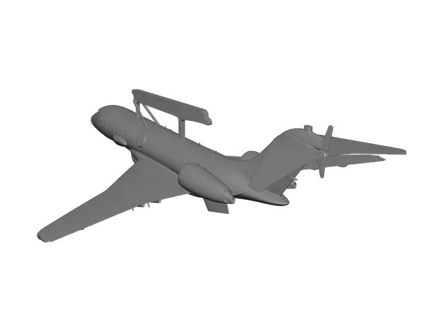 3D model for Saab Aircraft Above the Clouds