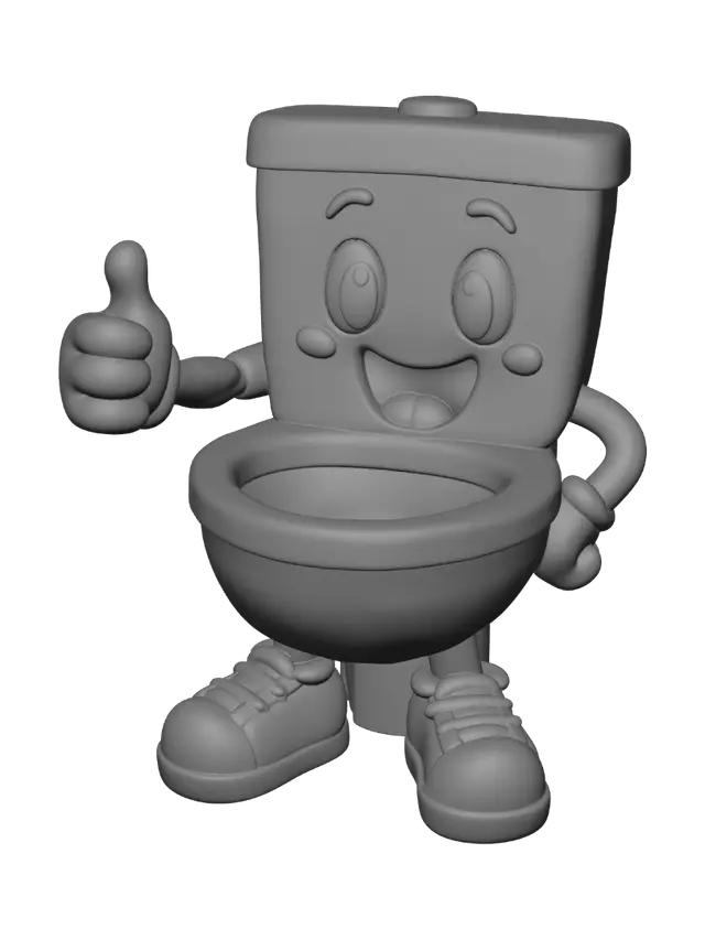 3D model for Cheerful Toilet