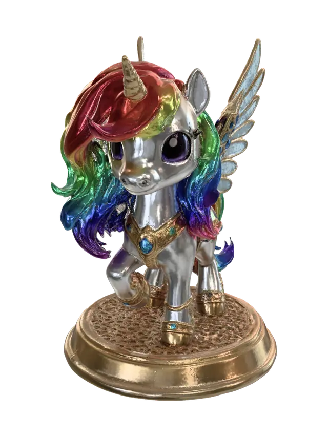 3D model for Rainbow Alicorn