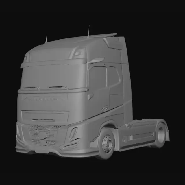 3D model for White Volvo FH Tractor Unit