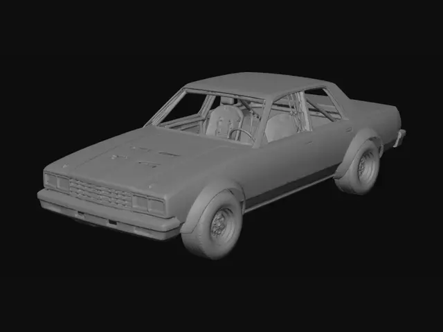 3D model for Sunset Dirt Track Racer
