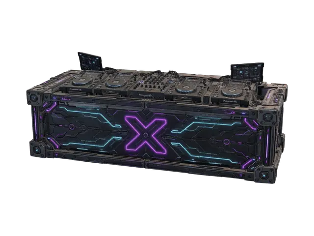 3D-модель DJ BOOTH - Commandcenter, сгенерированная ИИ