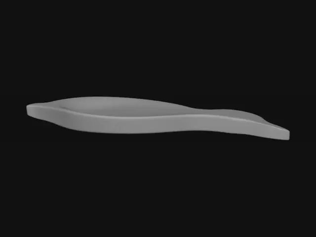 3D model for Wooden spatula on a decorative tablecloth