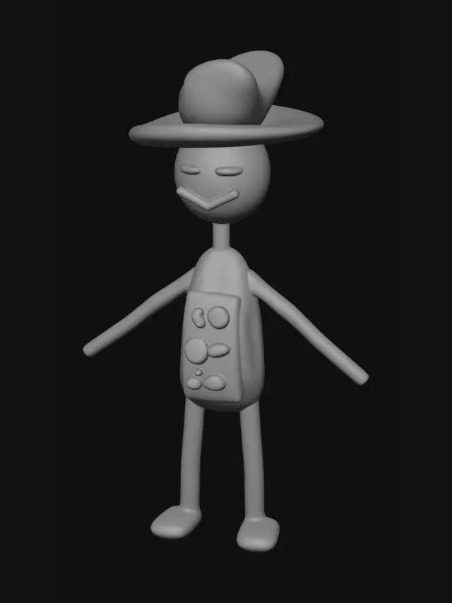 Free Stickman 3D Models - Download Instantly | Meshy