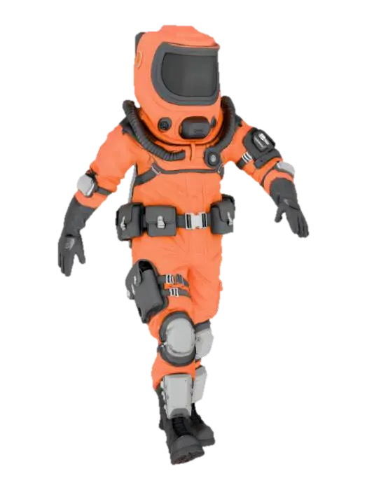 Astronaut Prep Gear 3D-model, gegenereerd door AI