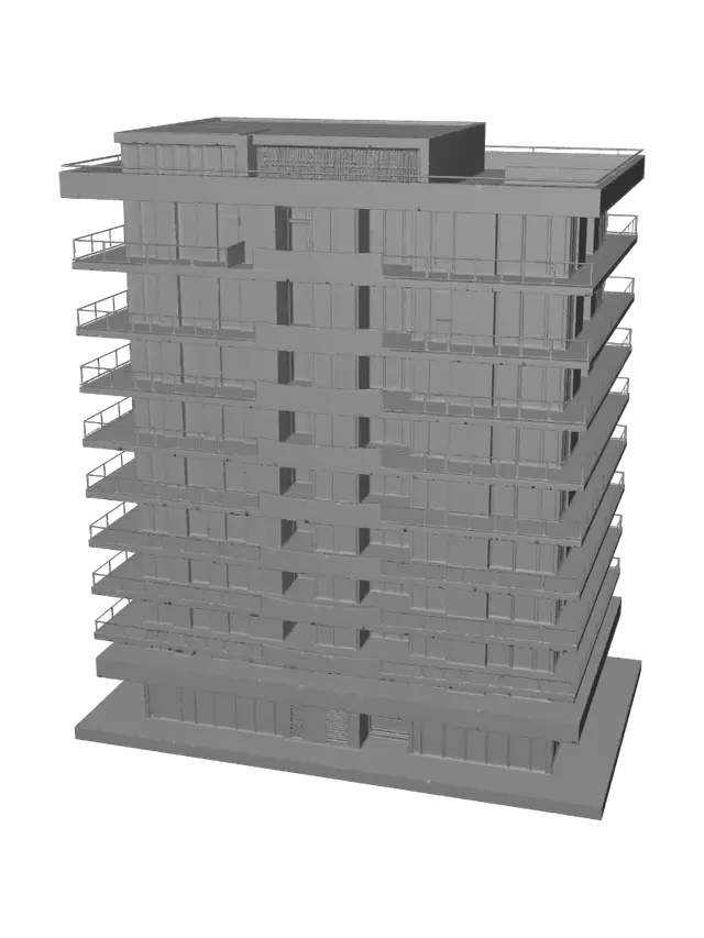 3D model for Cornered Horizons