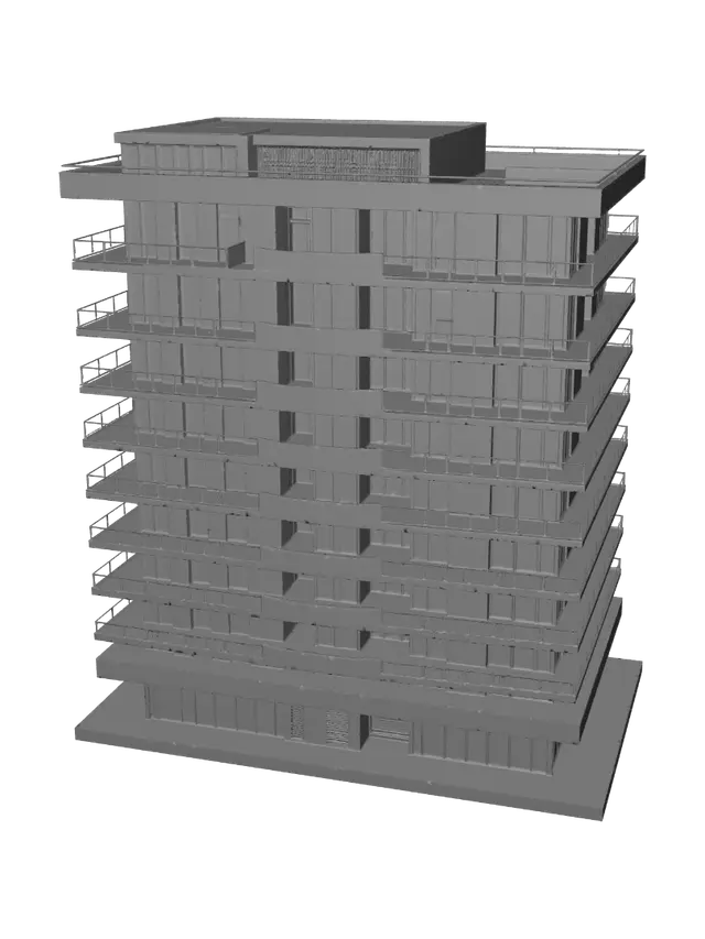 3D model for Cornered Horizons