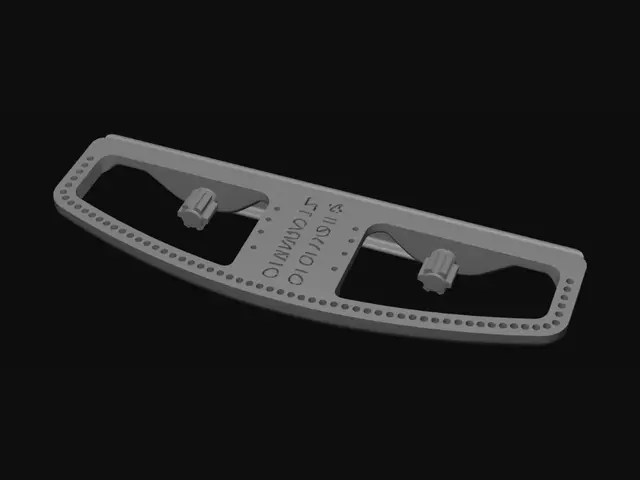 3D model for Perforated mounting plate
