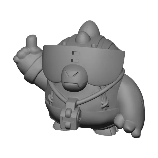 3D model for Brawl Stars Buzz