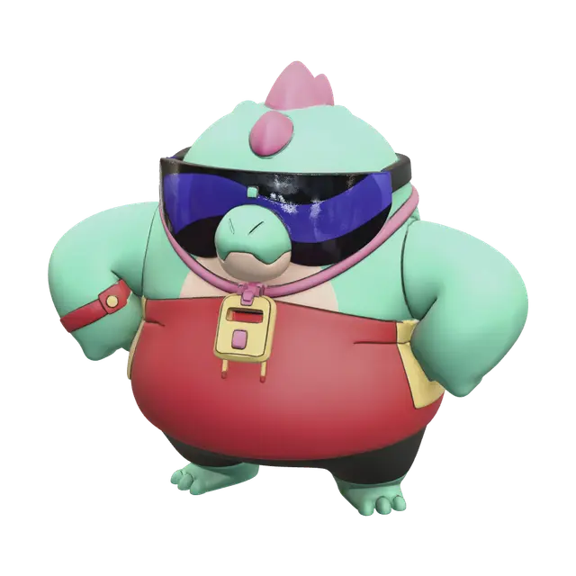 Ornate Brawl Stars Buzz - Brawlstars 3D model, vytvořený pomocí AI