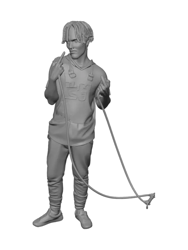 3D model for Morning Spray by the Green Wall