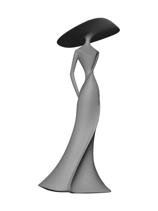 3D model for Ivory Silhouette