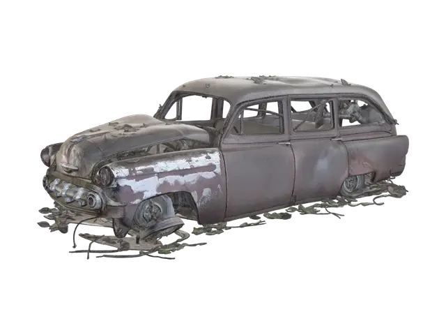 3D model for Forgotten Forest Hearse
