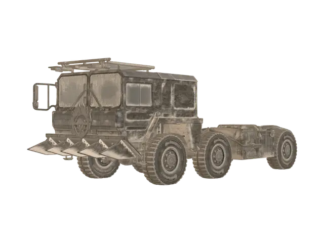 3D model for Wasteland War Rig