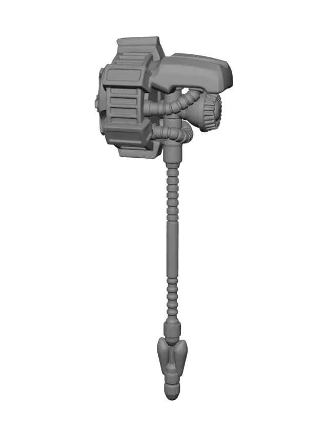 3D model for Crimson Mecha Warhammer