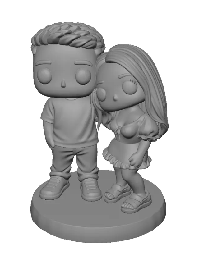 3D model for JUNTOS SEMPRE ❤️