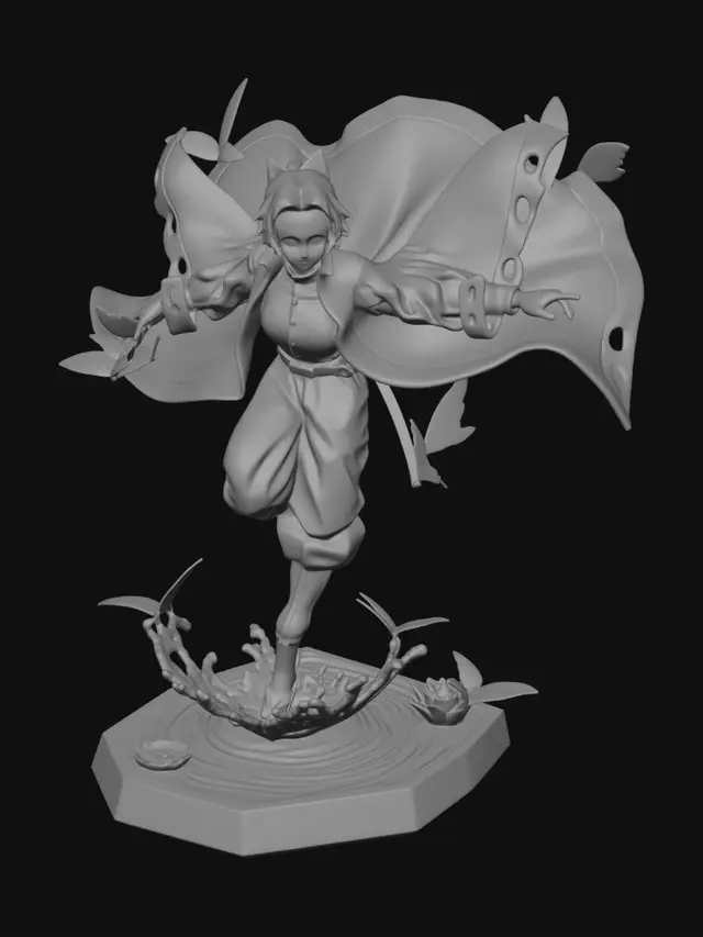 3D model for Butterfly Haori Ascension