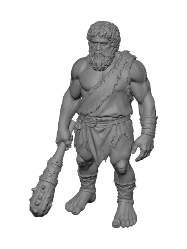 3D model for Three-Eyed Caveman