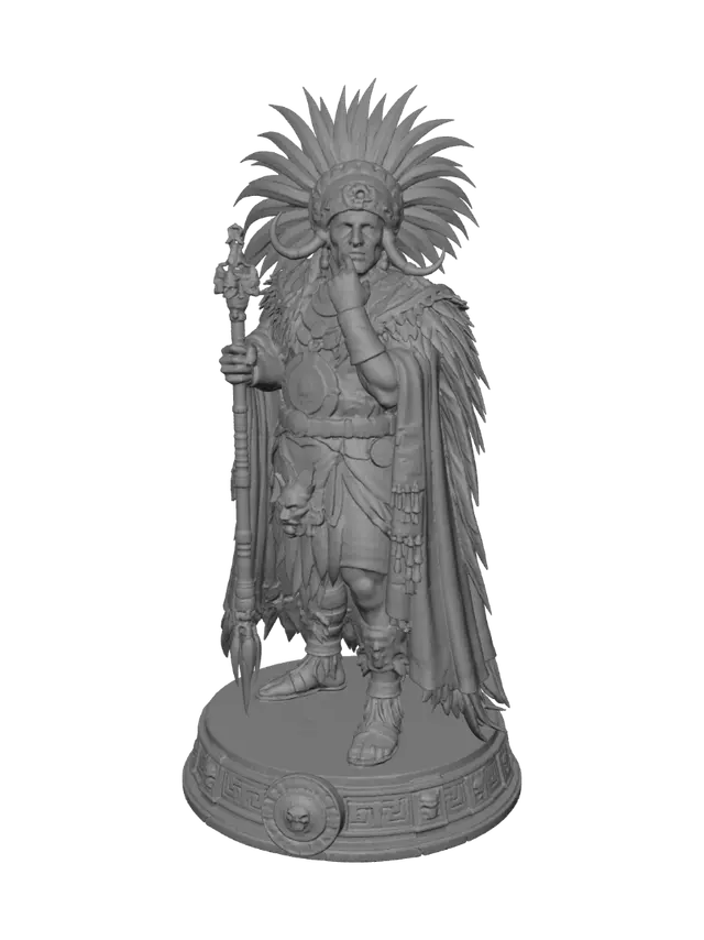 3D model for Feathered Sun Emperor