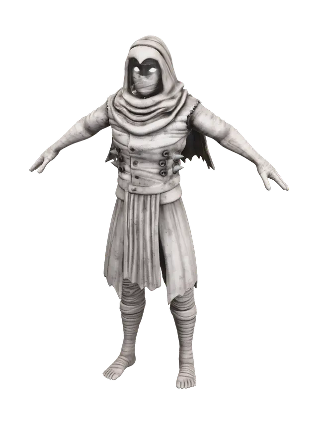 3D model for Jake Lockley Moon Knight Suit