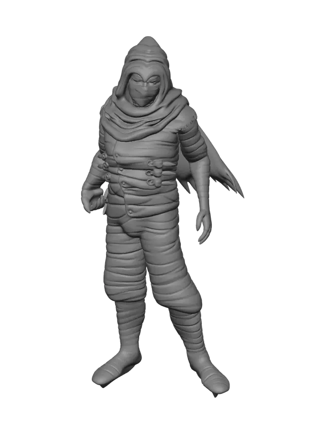 3D model for Stylized Jake Lockley Moon Knight Suit