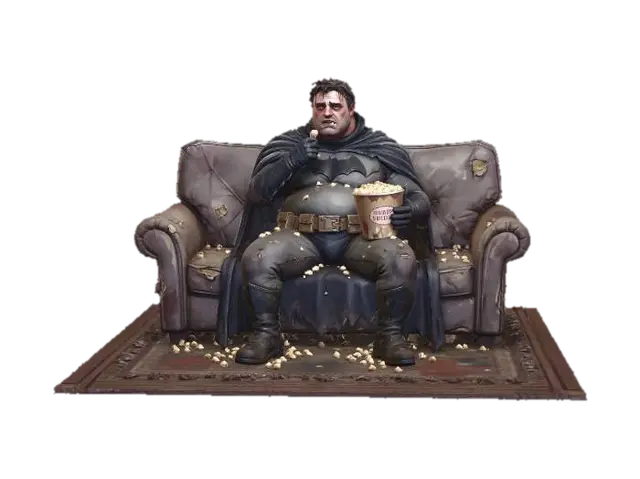 The Dark Knight Snack Break - Film 3D model, vytvořený pomocí AI