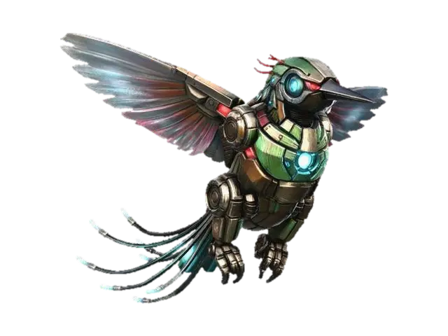 3D model for Mecha Neon Raven
