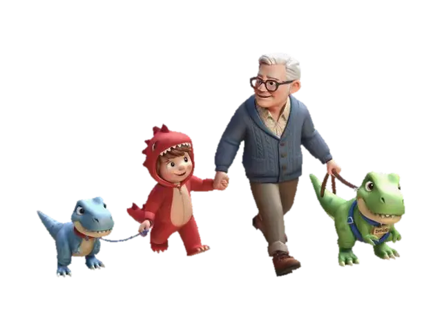 3D model for Grandpa's Dino Parade