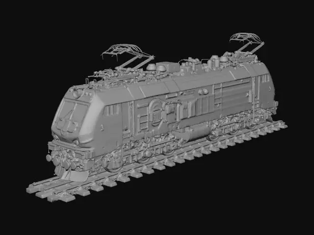 3D model for Blue Thunder on the Rails