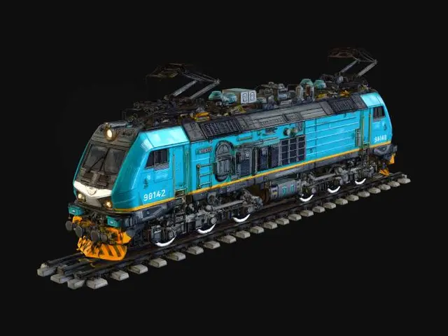 3D model for Blue Thunder on the Rails