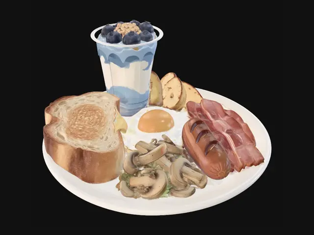 3D model for Hearty Breakfast Platter
