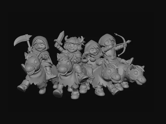 3D model for Little Heroes on a Grand Quest