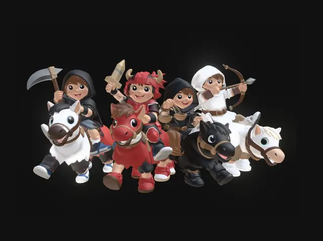 3D model for Little Heroes on a Grand Quest