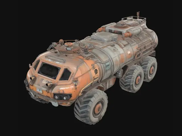 3D model for Tanker Truck