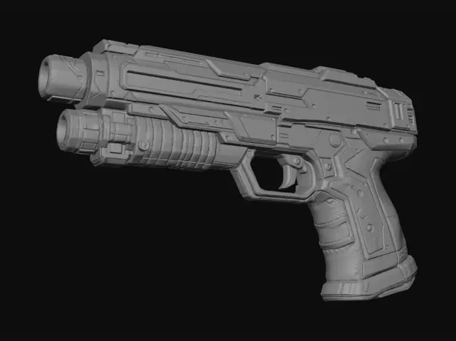 3D model for Neon Arc Plasma Pistol
