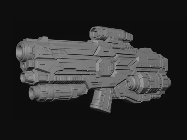 3D model for Aurora Railgun