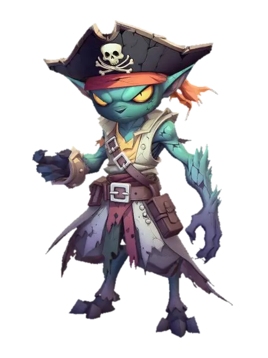 3D model for Captain Scrag