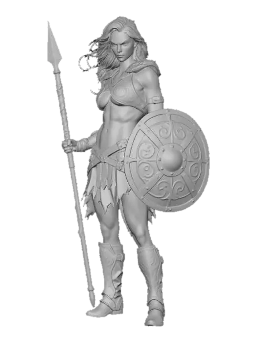 3D model for Shieldmaiden of the Storm