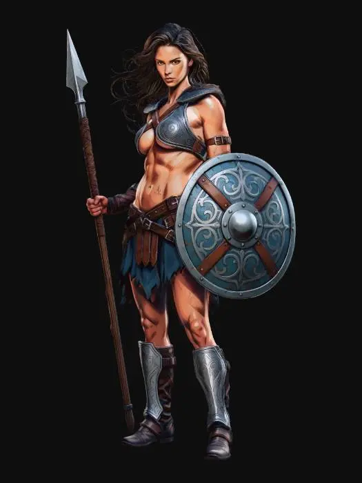 3D model for Shieldmaiden of the Storm