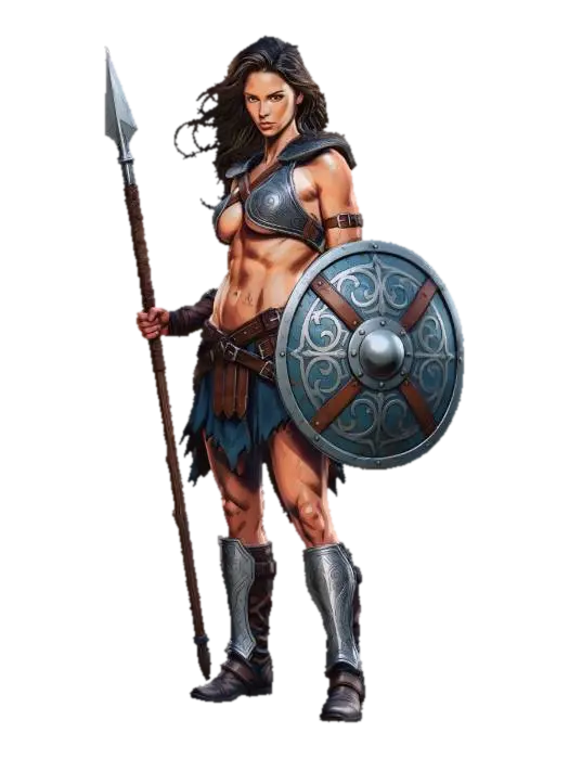 3D model for Shieldmaiden of the Storm