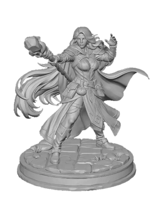 3D model for Fantasy Mage