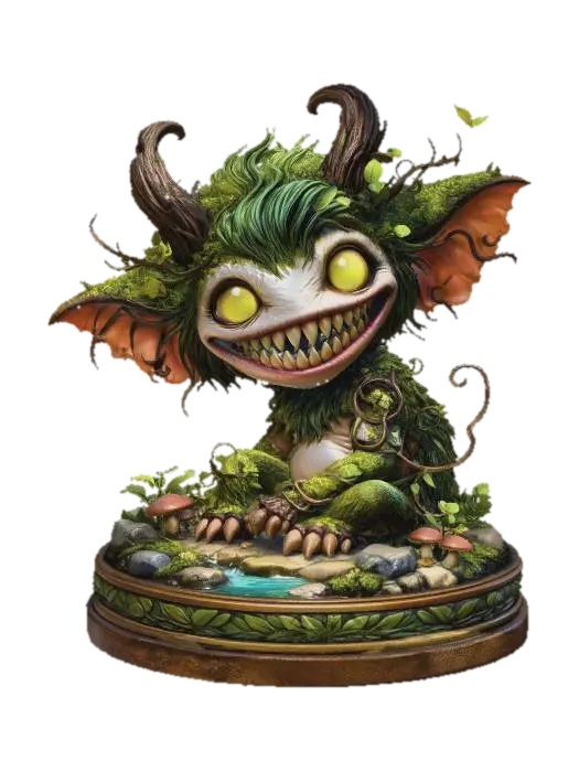 Rootbound Reveler - Roleplay 3D model, vytvořený pomocí AI