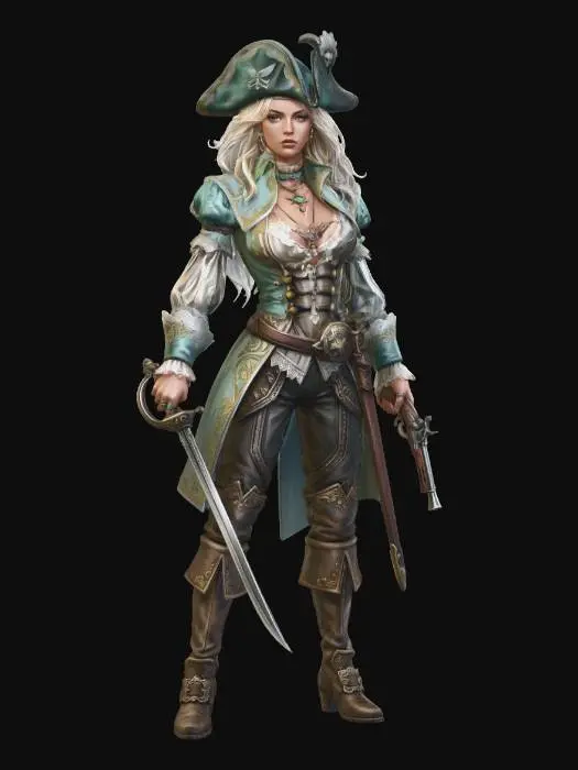 3D model for Azure Corsair