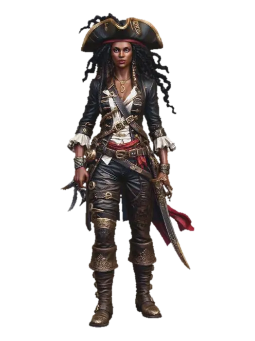 Captain Nightshade - Antagonist 3D model, vytvořený pomocí AI